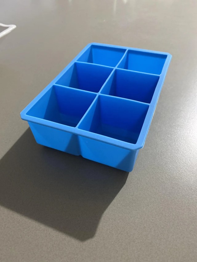 An ice cube tray.