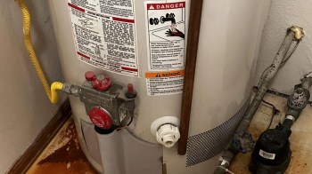 A heat pump water heater.