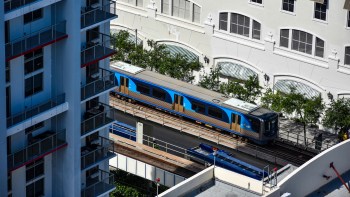 A Metrorail train.