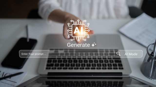 An AI prompt interface.