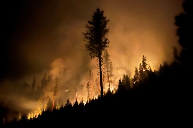 The Indian Ridge fire.