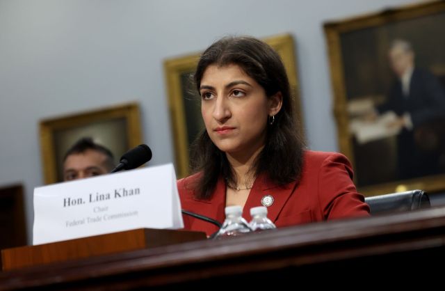 Former Federal Trade Commission Chair Lina Khan.