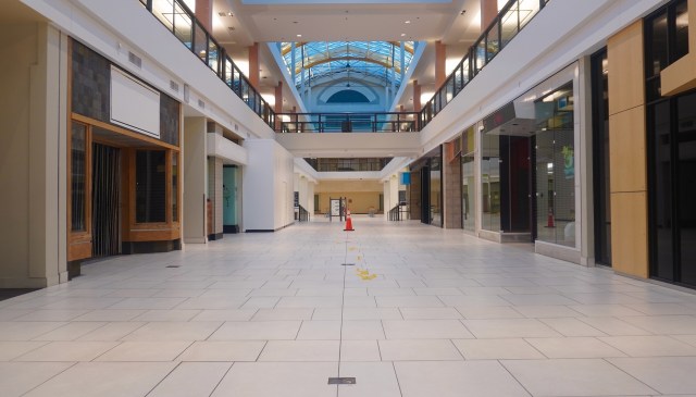 An empty mall.