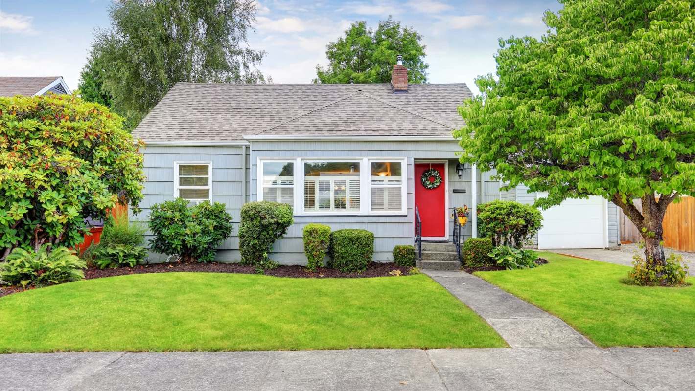 A small house.