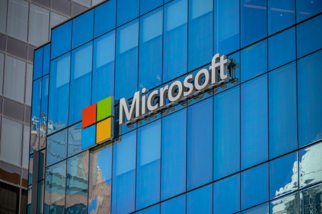 A Microsoft building.