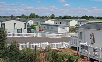A mobile home park.