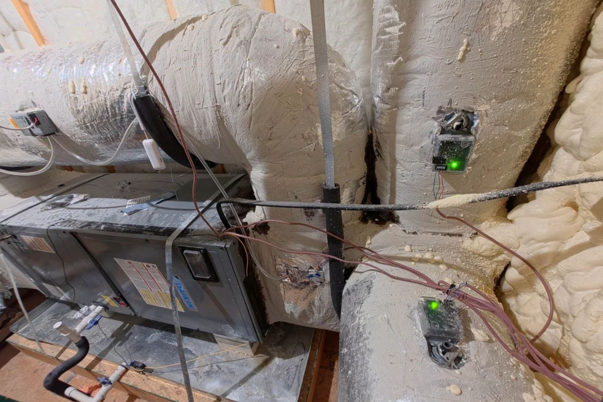 Moldy ductwork.