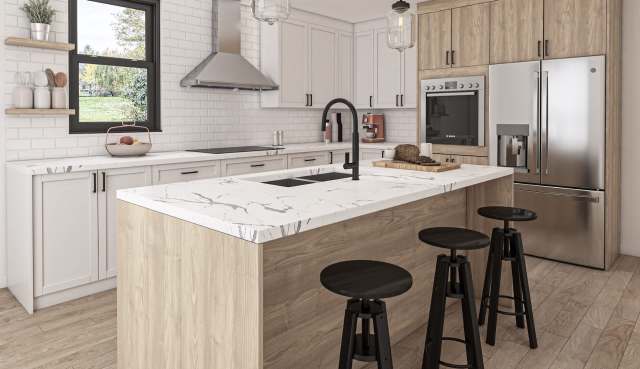 A kitchen.