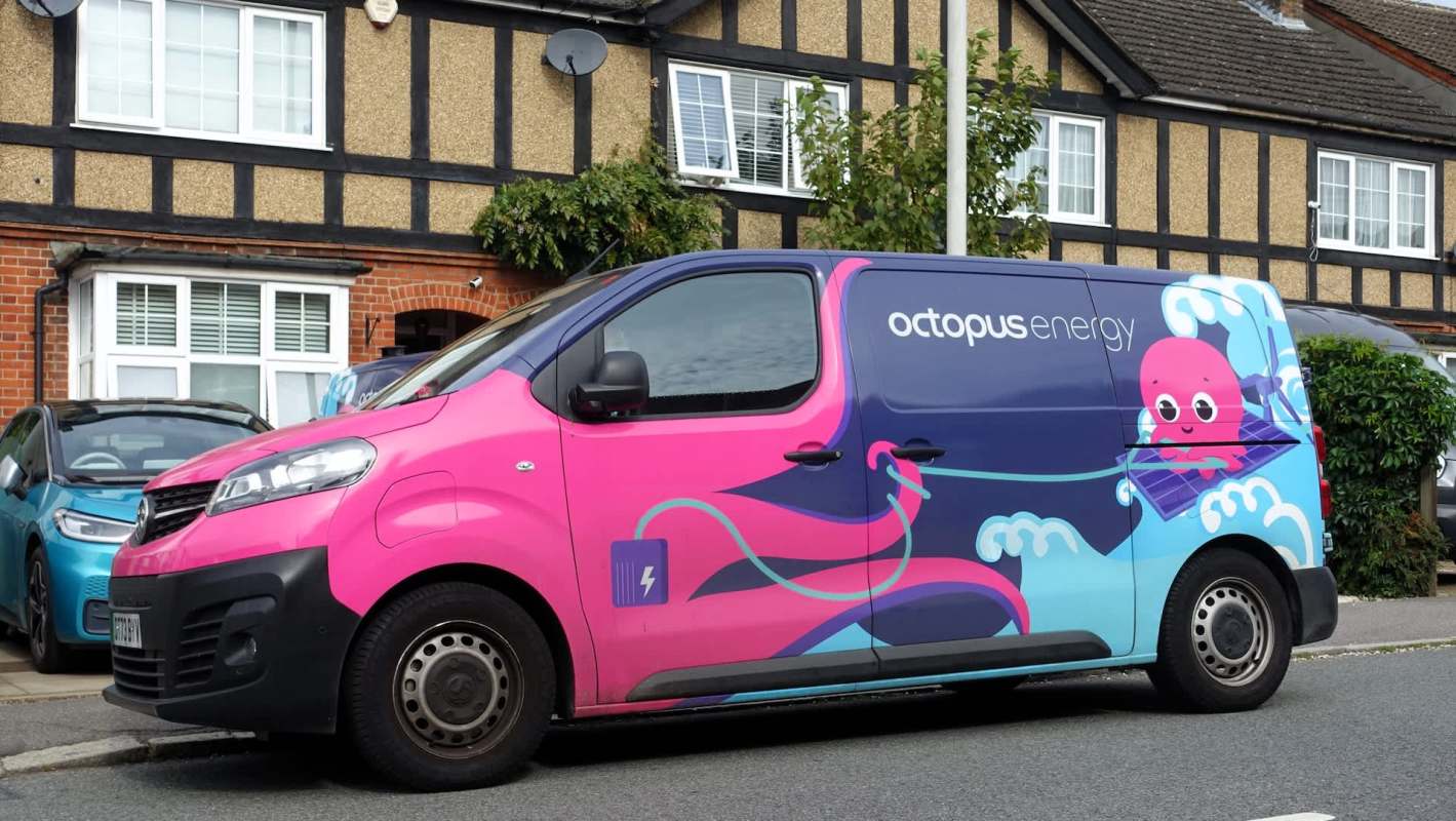 An Octopus Energy van.