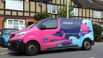 An Octopus Energy van.