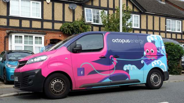 An Octopus Energy van.