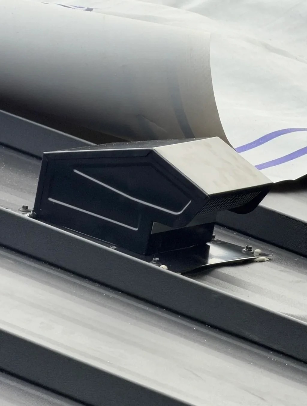 A roof vent.