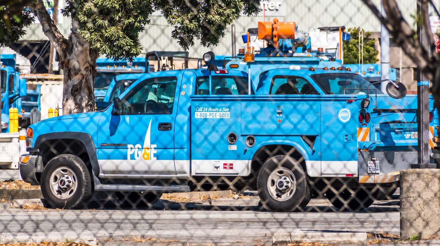 A PG&E truck.