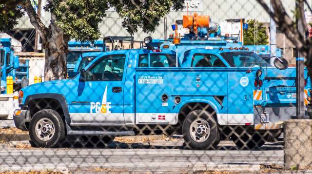 A PG&E truck.