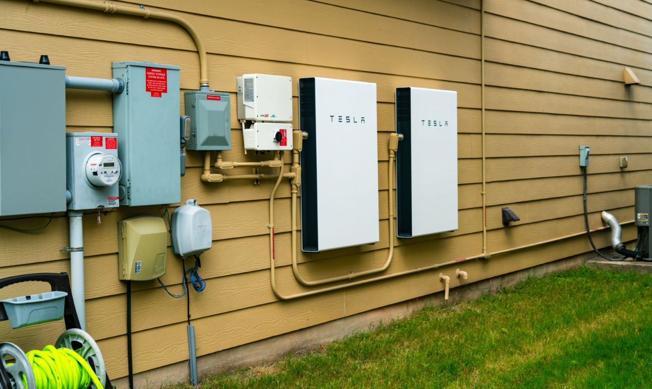 Tesla Powerwall units.