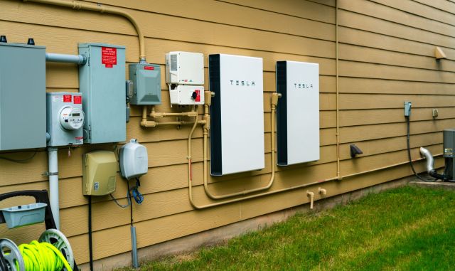Tesla Powerwall units.