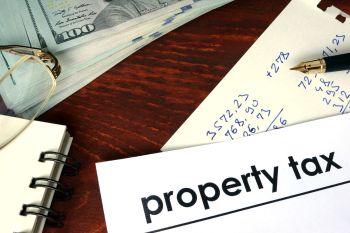 Property tax papers.