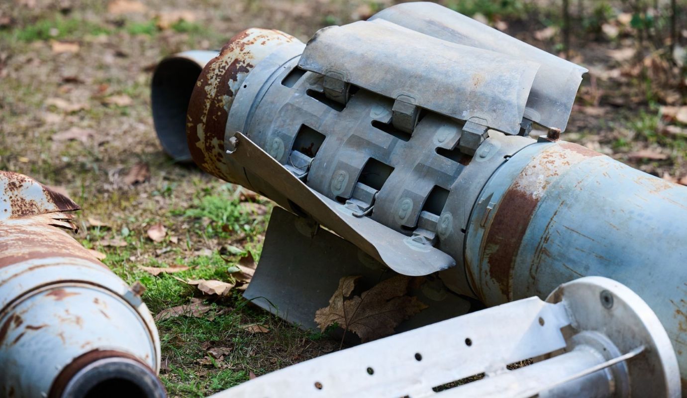 Rocket debris.