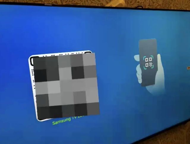 A Samsung smart TV.