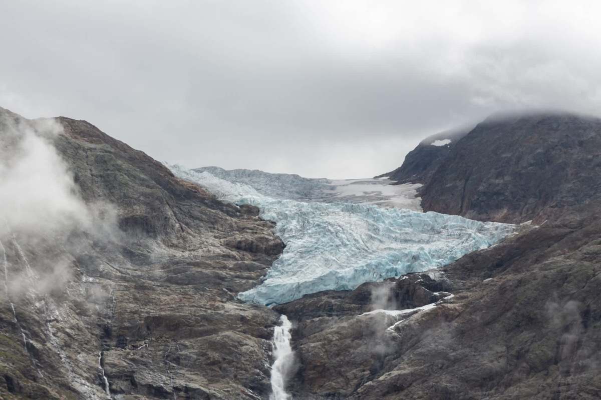 A glacier.