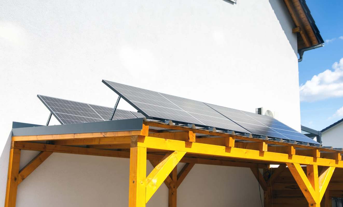 Solar panels.
