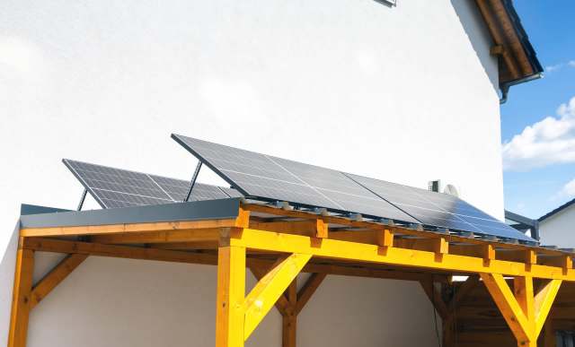 Solar panels.