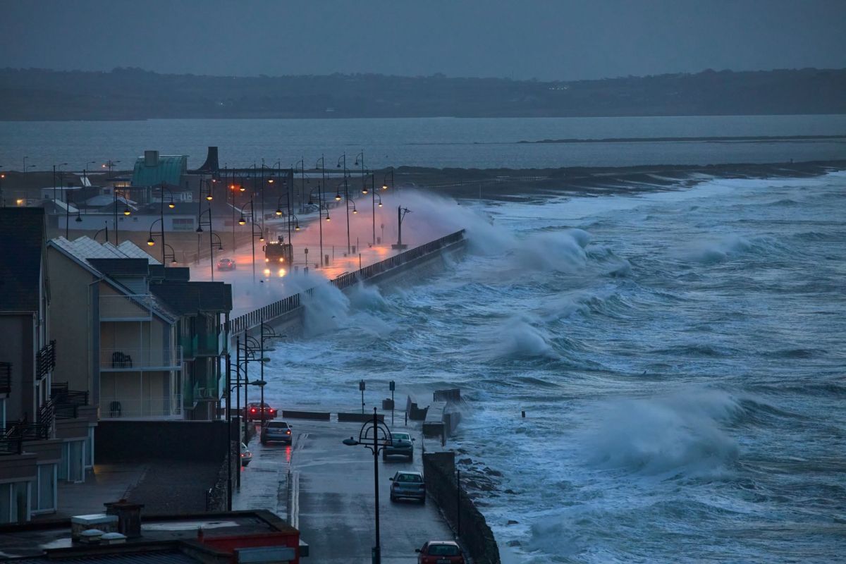 A storm in Ireland.