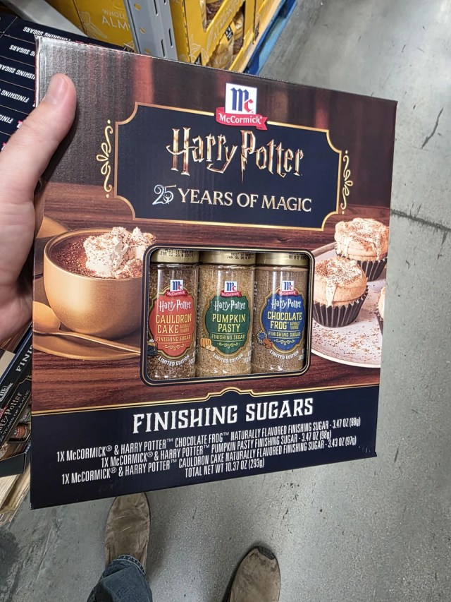 Harry Potter-themed flavored sugars.