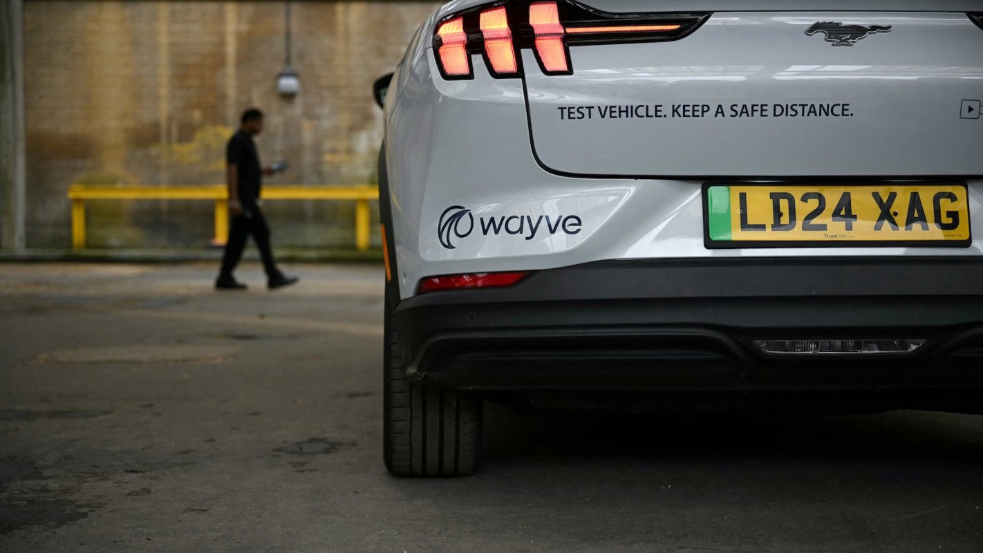 A Wayve robotaxi.