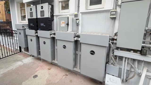 An EG4 battery storage system.