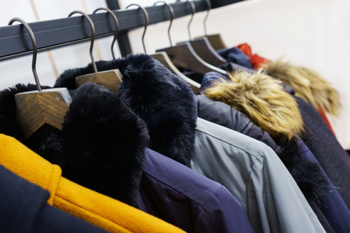 Winter coats.
